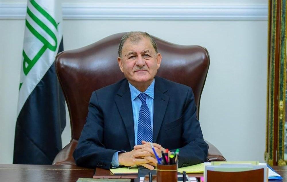 سەرۆک کۆماری عێراق پیرۆزبایی یادی دامەزراندن لە پارتی دەکات