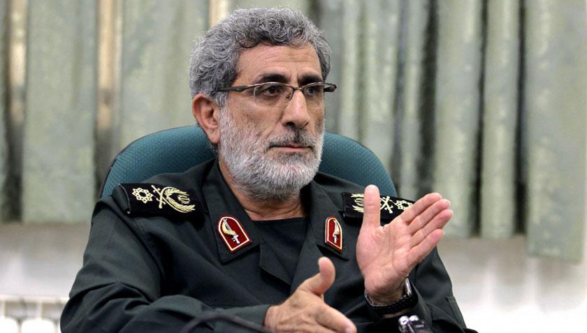 میدیاکان: دوو رۆژە فەرماندەی فەیلەقی قودسی سوپای پاسدارانی ئێران لە عێراقە