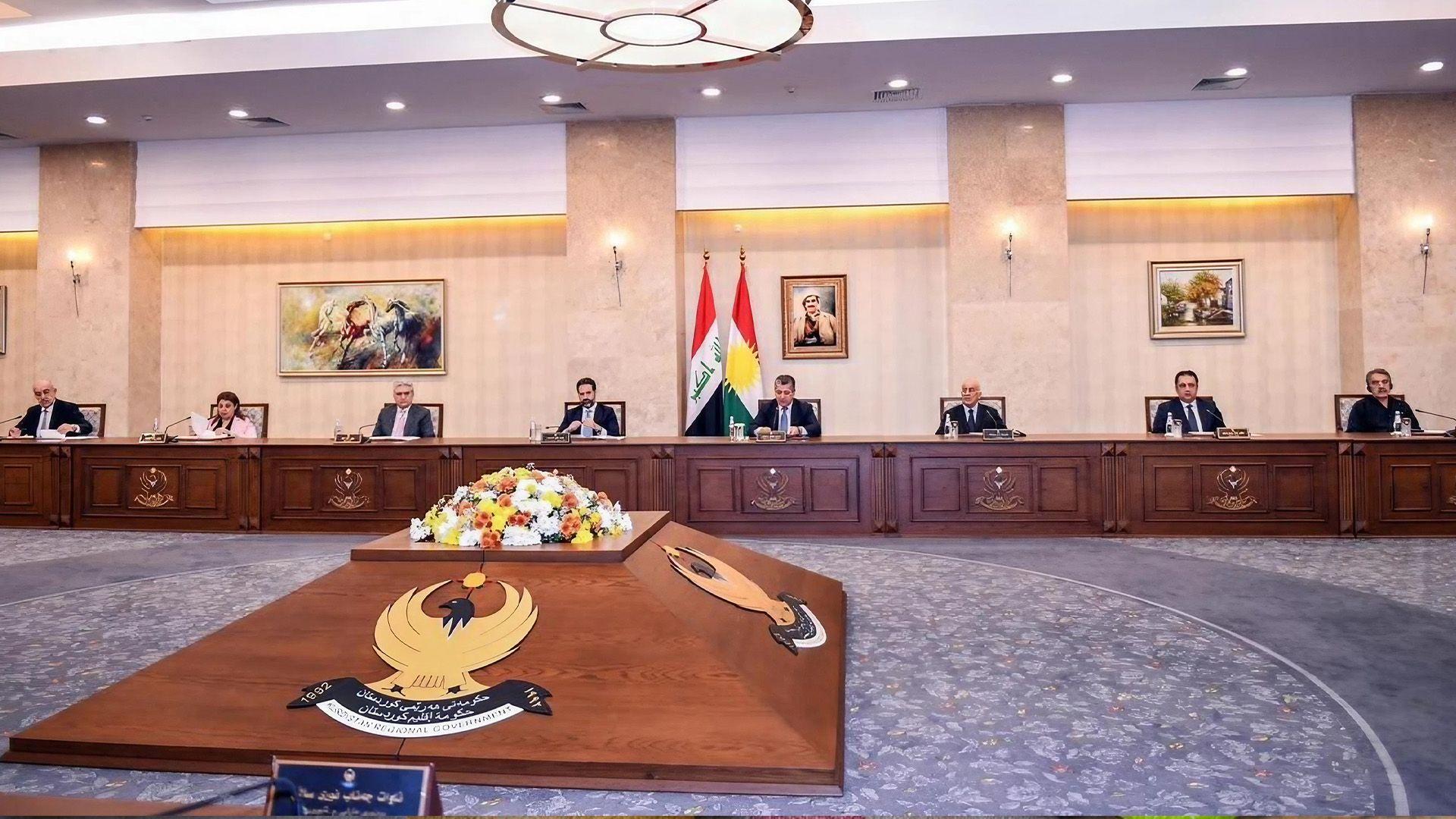 بينها ملف الايرادات غير النفطية.. مجلس وزراء حكومة إقليم كوردستان يعقد اجتمـــاعـــاً لمناقشــة عـــــدة ملفـــــات 