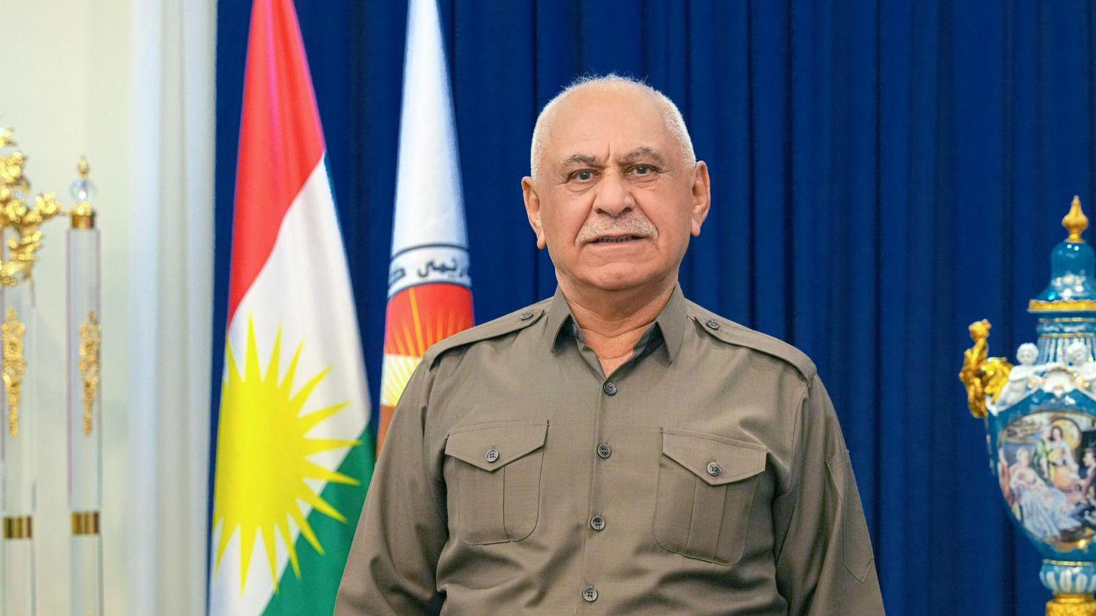 شێخ جەعفەر شێخ مستەفا پەیامێکی پیرۆزبایی ئاڕاستەی سەرۆکی یەکێتی کرد