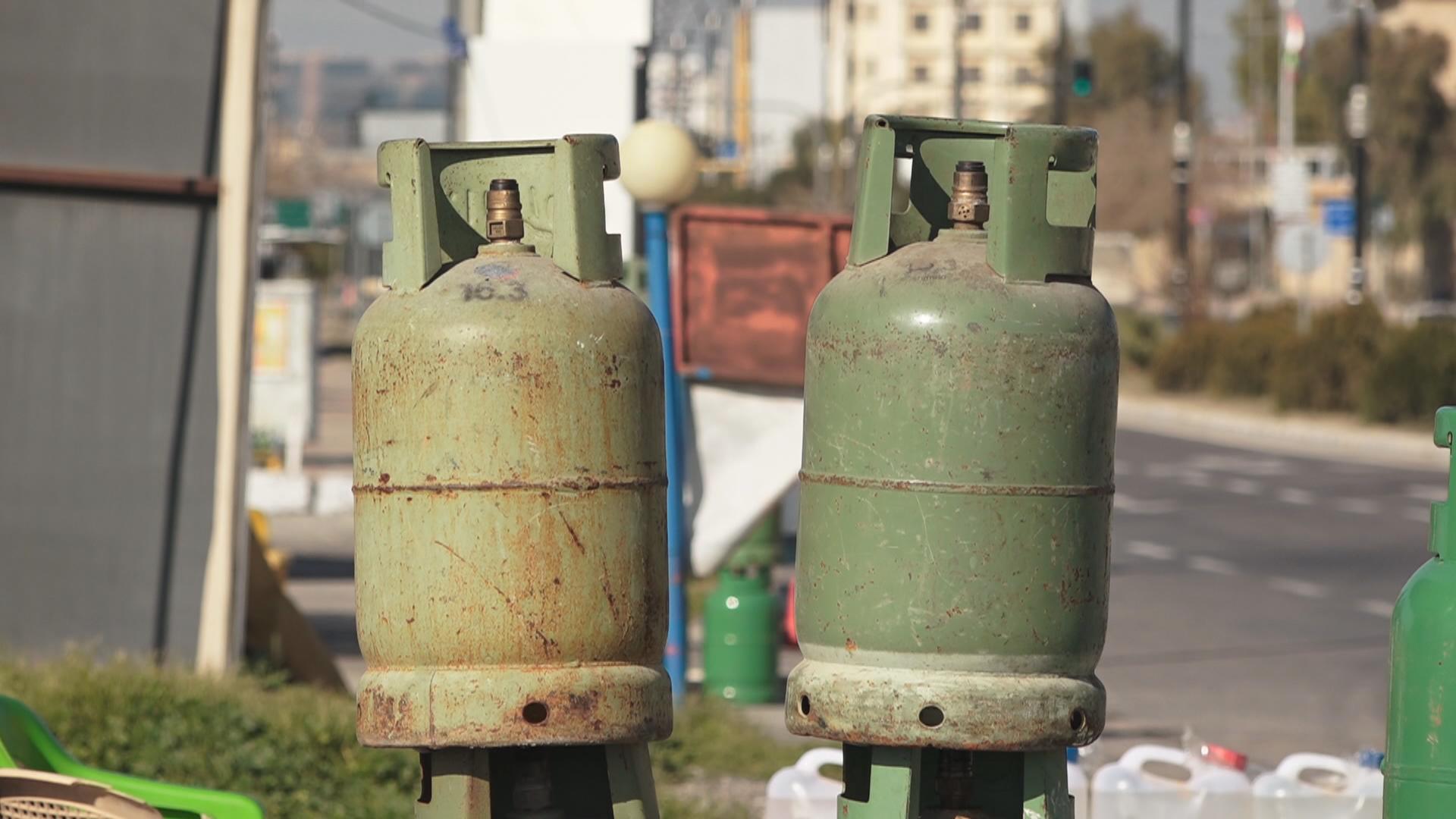 نرخی یەک بتڵ غاز لە ھەولێر لەنێوان ١٥ بۆ ٢٠ ھەزار دینارە