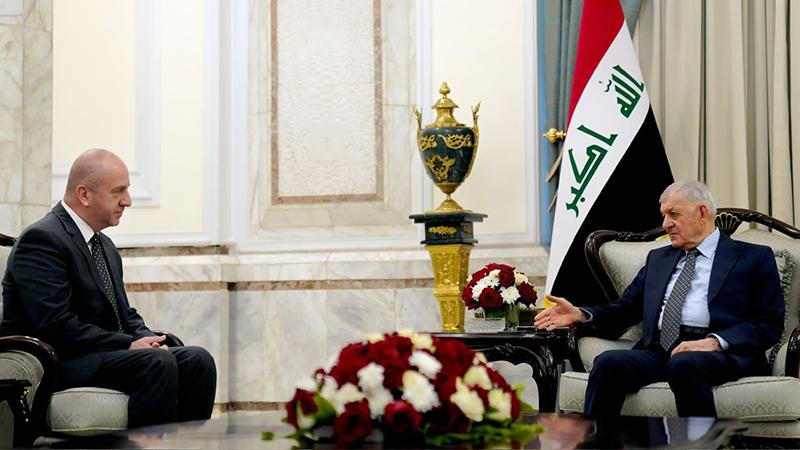 سەرۆککۆمار پێشوازی لە وەزیری گەشتوگوزاری سوریا دەکات