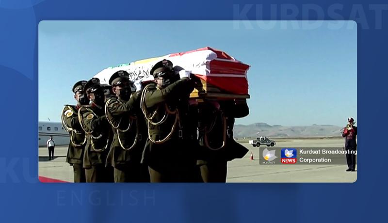 Peshmerga Special Forces top commander coffin greeted by Kurdish, Iraqi, foreign leaders 