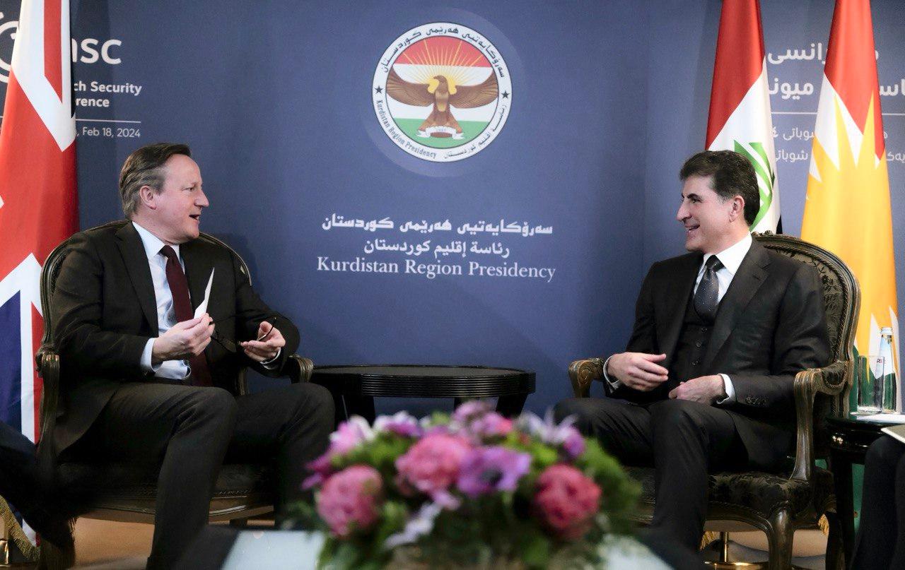 سەرۆکی ھەرێمی کوردستان و وەزیری دەرەوەی بەریتانیا کۆبوونەوە