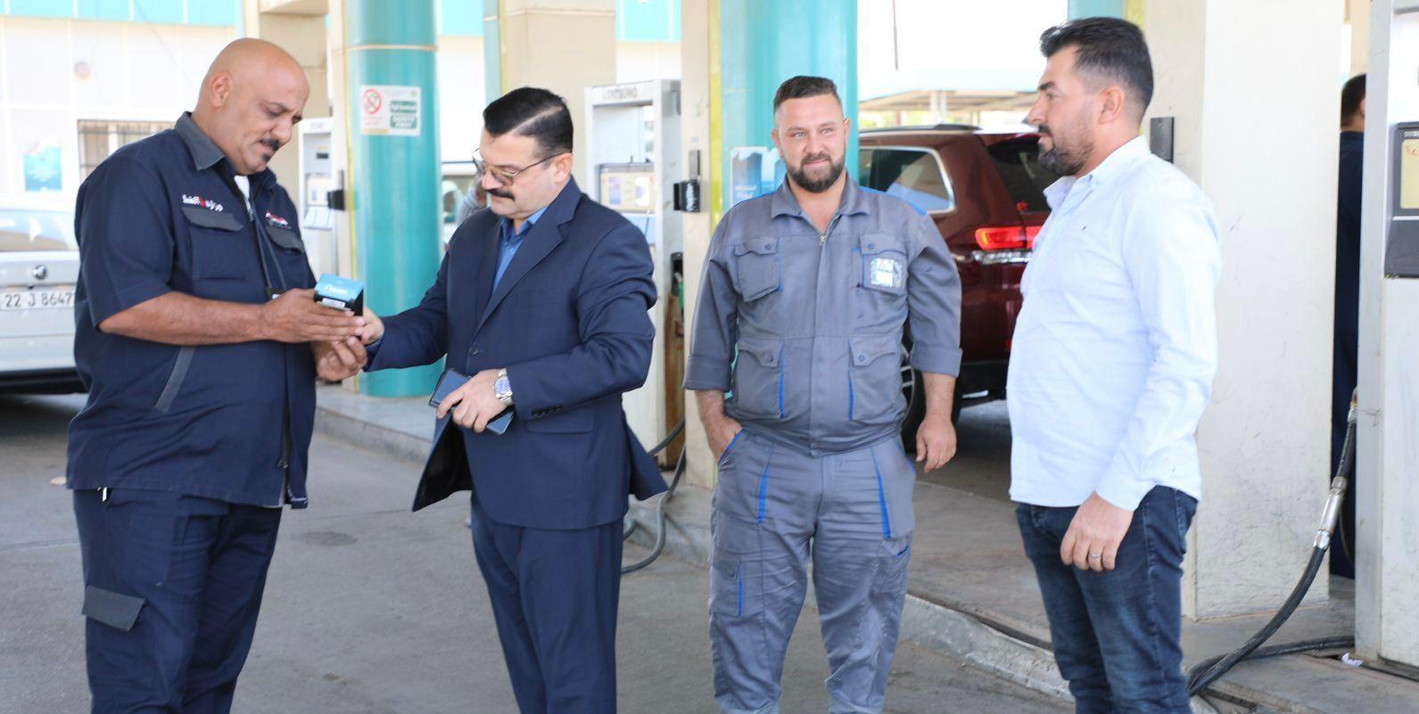 المنتجات النفطية: تم توزيع قرابة 300 الف بطاقة وقودية في كركوك