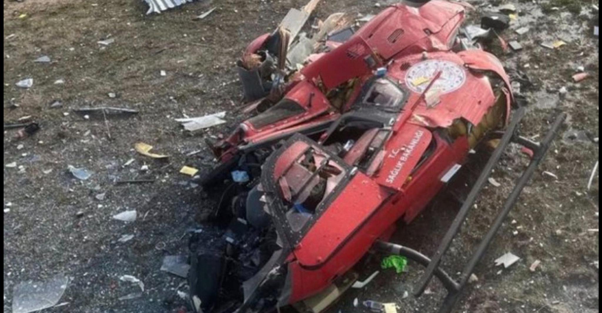 مصرع 4 اشخاص أثر حادث تحطم مروحية إسعاف في تركيا