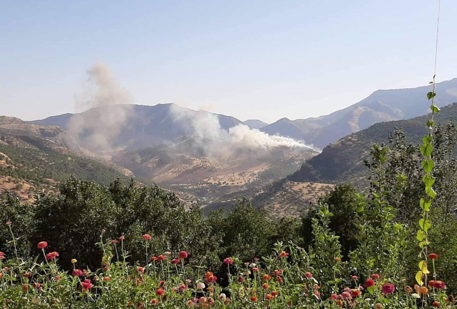 سوپای تورکیا لەسنوری برادۆست تەقەی ھەڕەمەکی لە ھاووڵاتیان دەکات