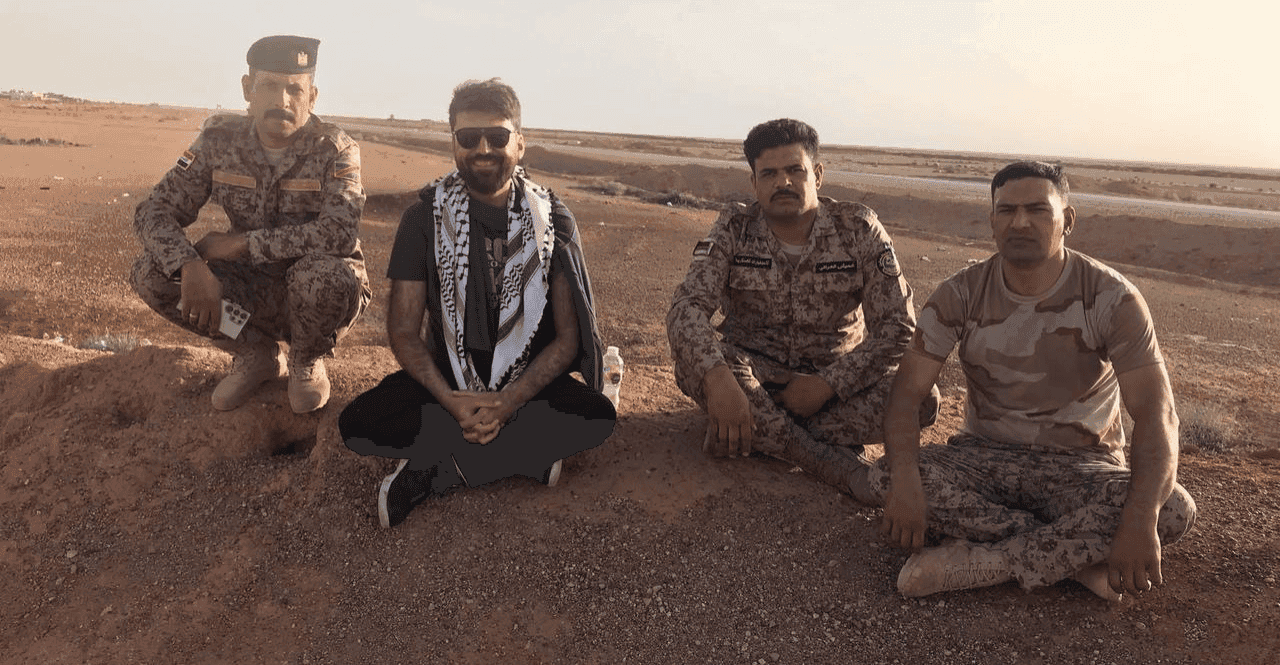 رحلة اوار الكوردي مشياً على الأقدام من اربيل الى مكة