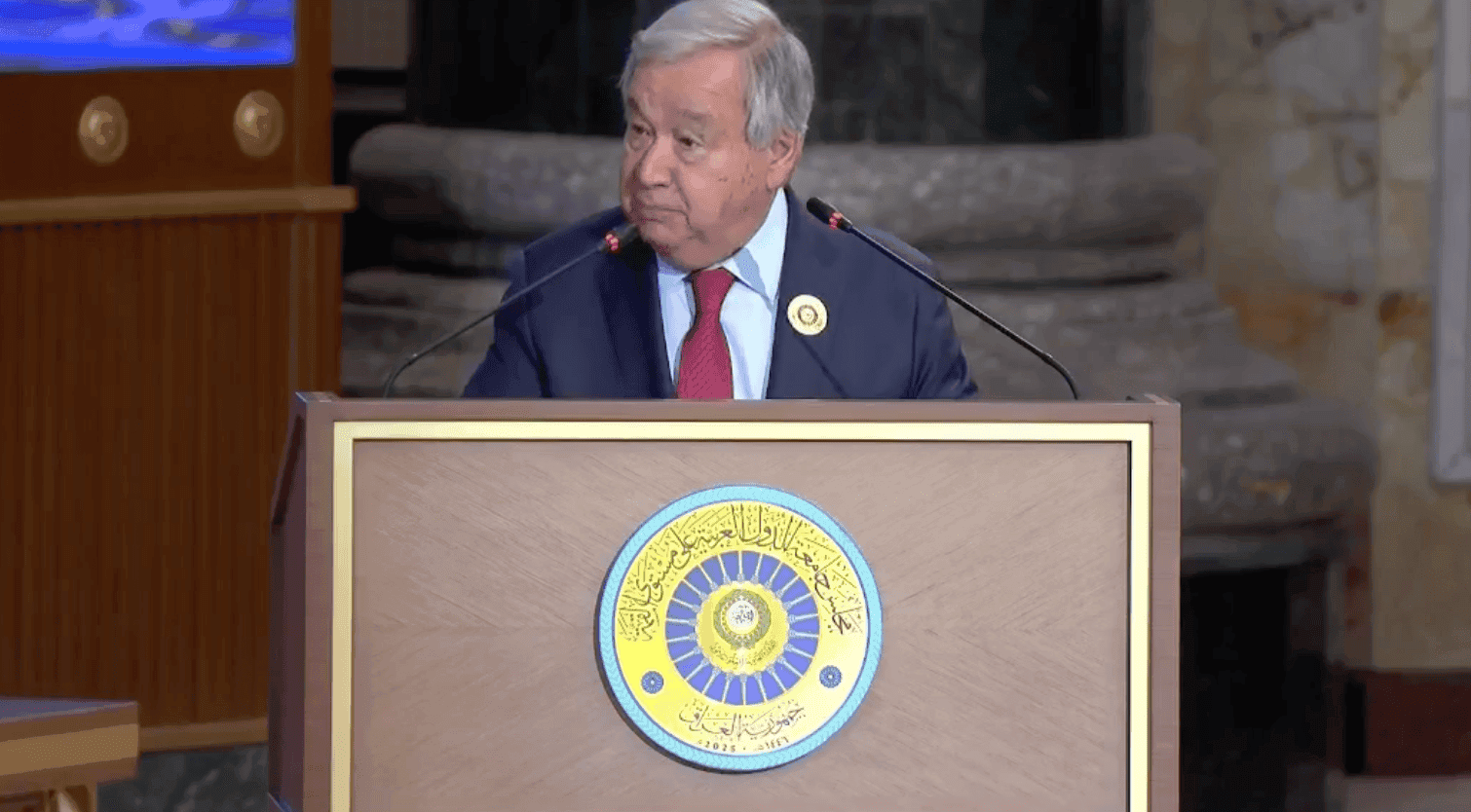 غوتيريش: حل الدولتين يحقق السلام المستدام بين فلسطين واسرائيل