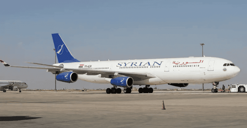 سوريا تعلق رحلاتها الجوية بسبب توقف حركة الملاحة في الأردن والعراق