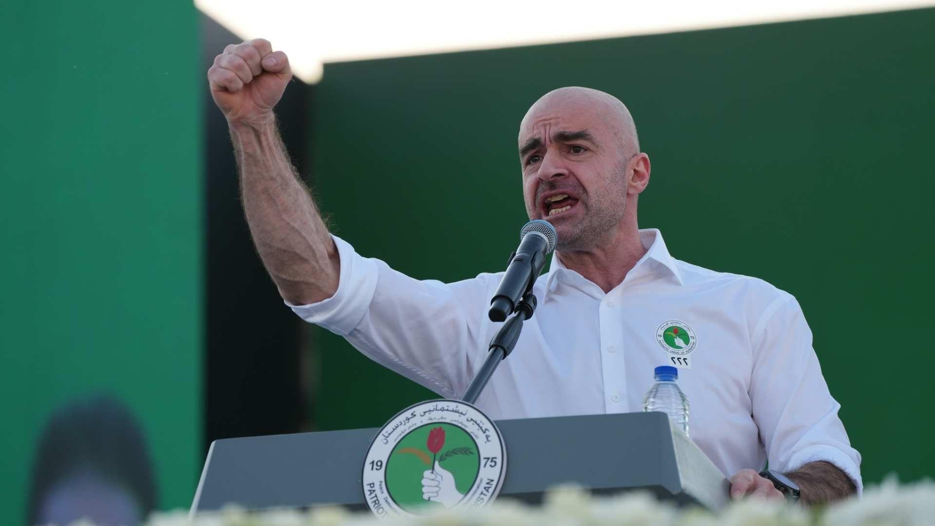 رسالة الرئيس بافل جلال طالباني في آخر كرنفال للقائمة 222