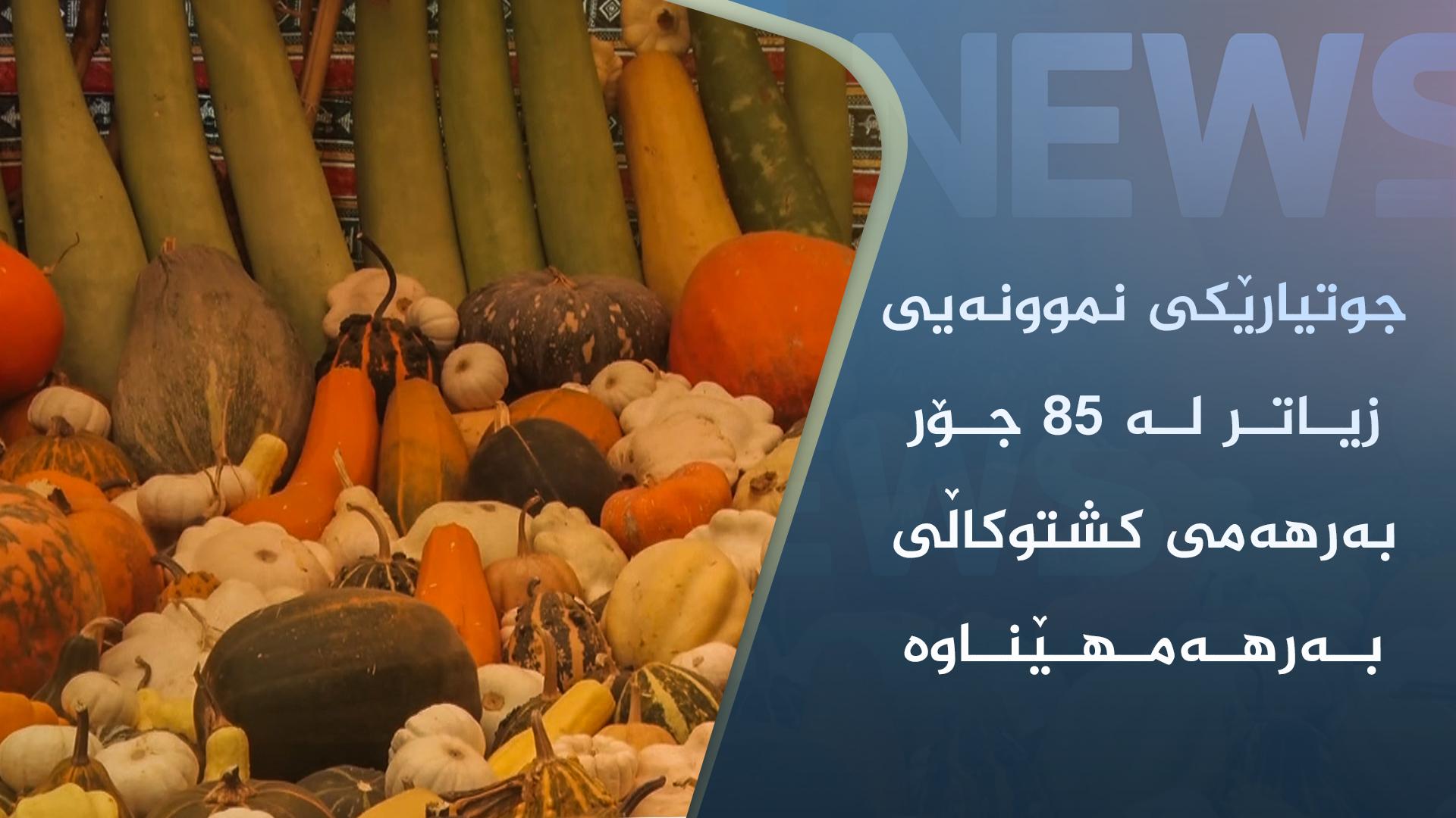 جوتیارێكی نموونەیی لە هەڵەبجە زیاتر لە 85 جۆر بەرهەمی كشتوكاڵی هەیە