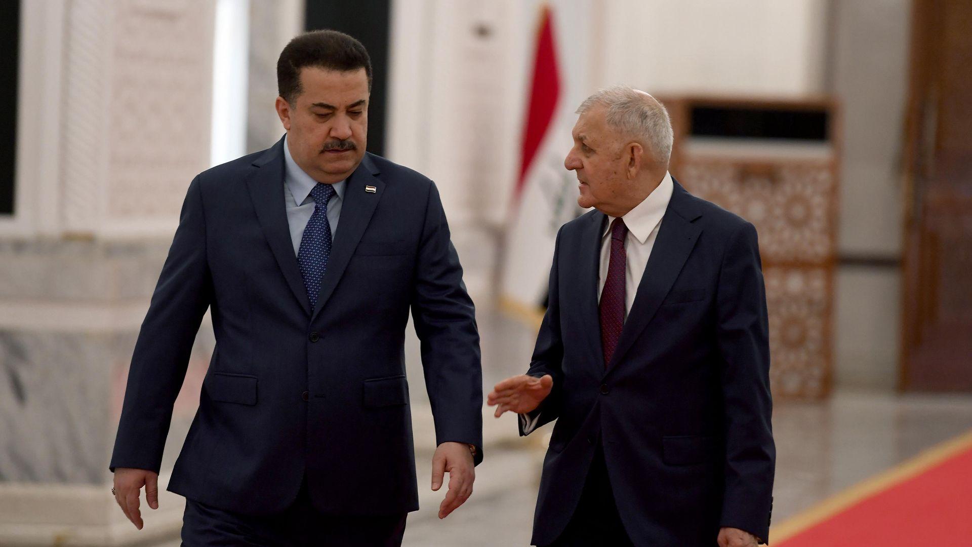 سەرۆک کۆمار و سەرۆکی ئەنجومەنی وەزیرانی عیراق کۆبوونەوە