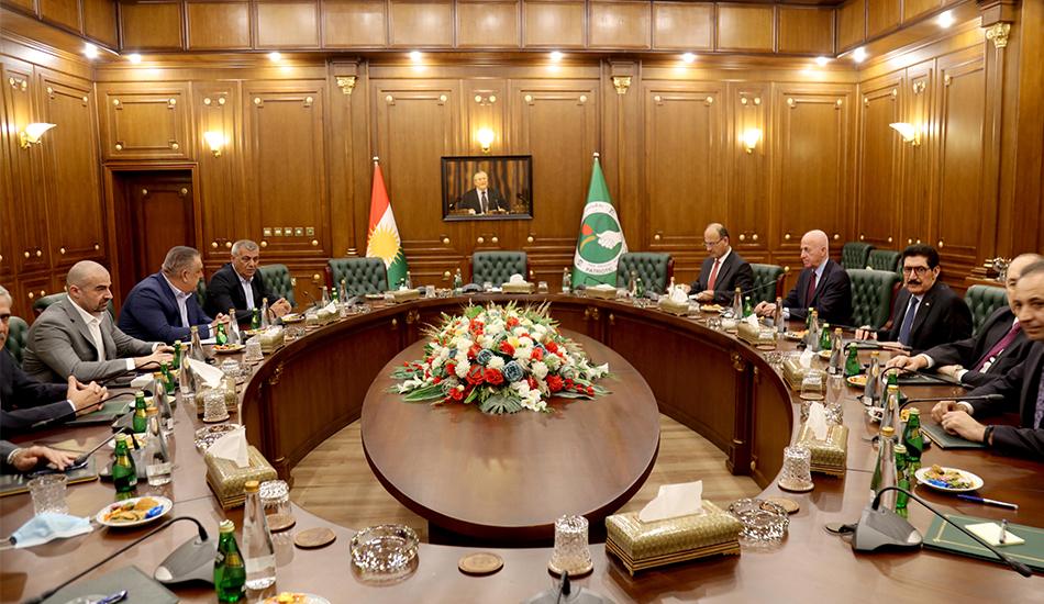 وەفدی یەکێتی و پارتی لەبارەی چەند پرسێک کۆبونەوە