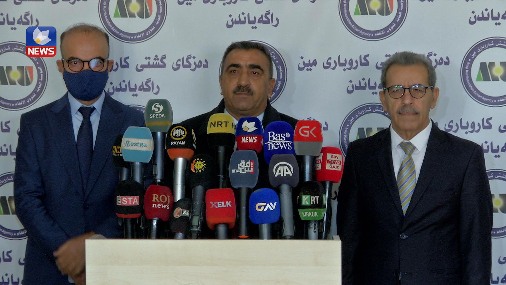 دەزگای گشتی کاروباری مین: ١٩ ھاووڵاتی لە ساڵی ٢٠٢١دا بە مین گیانیان لە دەستداوە