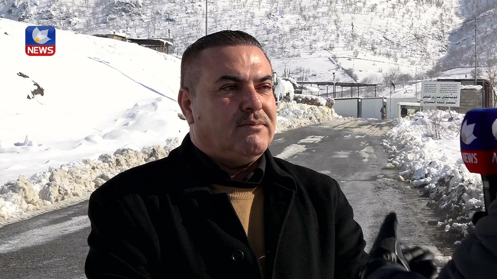 ھاتوچۆی بازرگانی لە دەروازەی سنوریی کێلێ پەکی کەوتووە