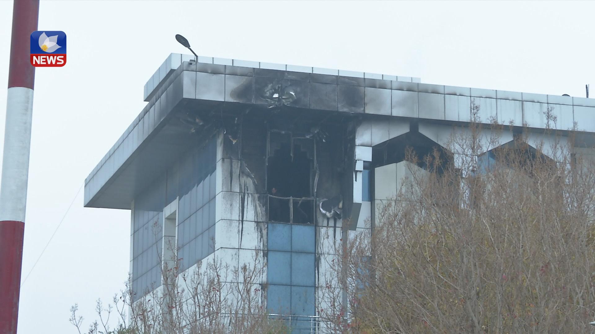 ئاگر لە ژوورێکی نھۆمی سێھەمی ئەنجومەنی دادوەری ھەرێم کەوتەوە