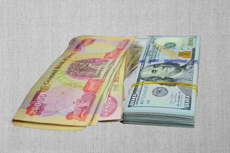 بەھای ١٠٠ دۆلار بەرامبەر ١٥١.٥٠٠ دینارە