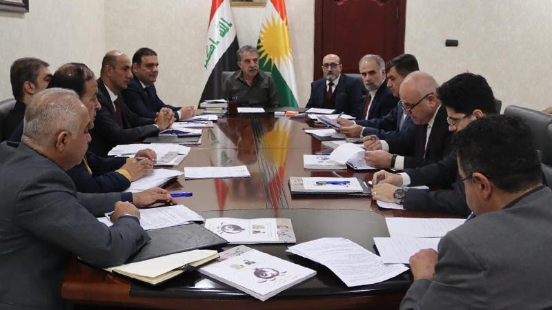 وەزیری رۆشنبیری و لاوان سەرپەرشتی کۆبوونەوەیەکی تایبەت بە "ناوەندی بەڵگەنامەی نیشتمانی" کرد