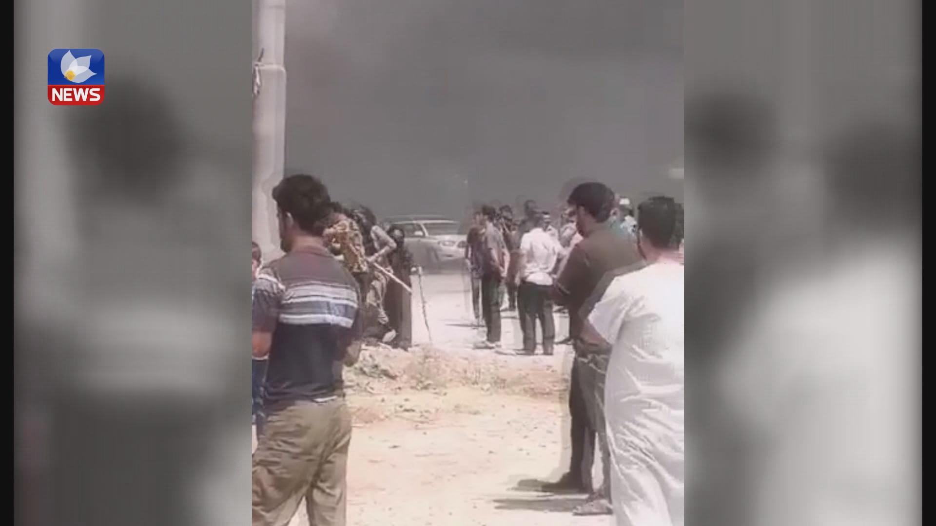 بەشێک لە ھاووڵاتیانی قەزای خەبات لە بەرامبەر رووخانی خانووەکانیان خۆپیشاندانیان کرد