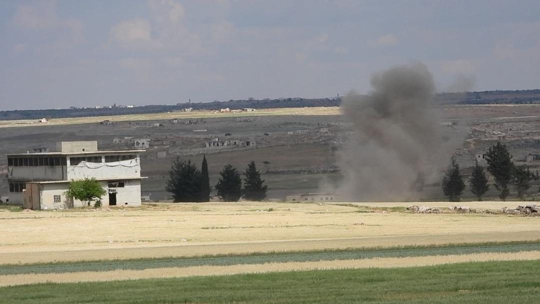 سوپای تورکیا گوندەکانی دەوروبەری شەھبا لە رۆئاوای کوردستان بۆردومان دەکات