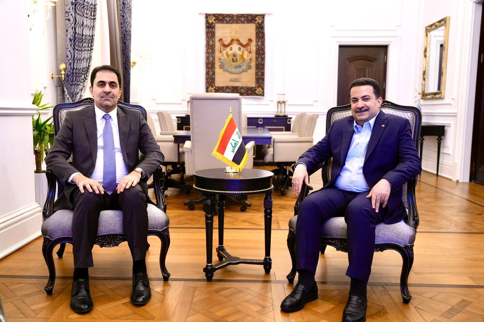 سەرۆک وەزیران و جێگری یەکەمی سەرۆکی ئەنجومەنی نوێنەرانی عێراق کۆبوونەوە
