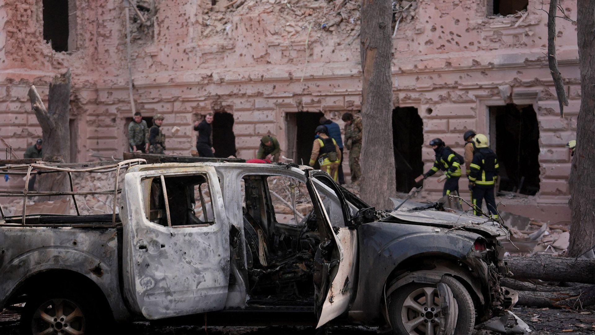 ژمارەی ئەو کەسانەی لە هێرشەکەی سەر شاری سومی ئۆکرایندا گیانیان لەدەستدا گەیشتە 32 کەس