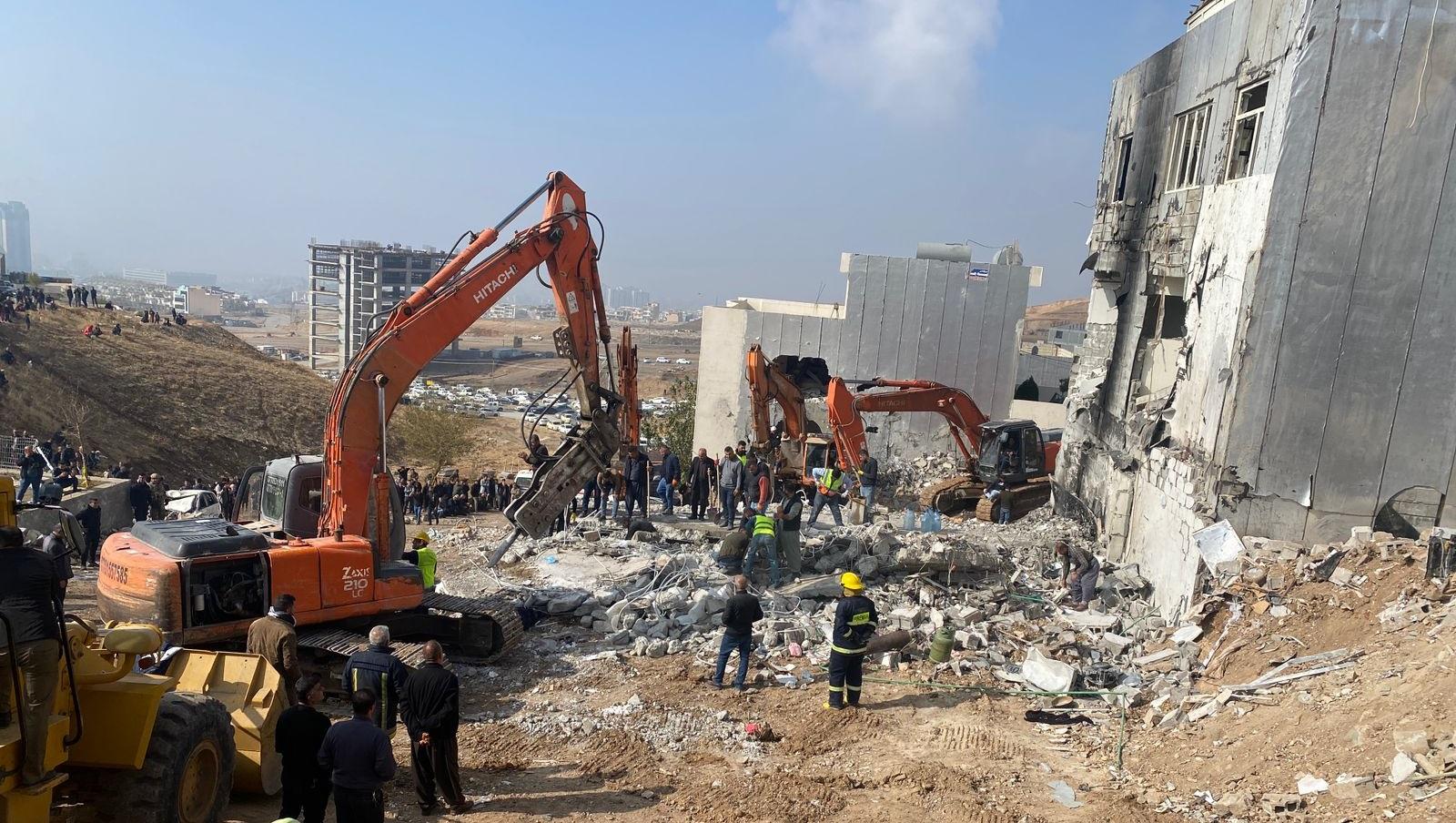 Sulaimani house explosion leaves 15 dead, 12 injuries