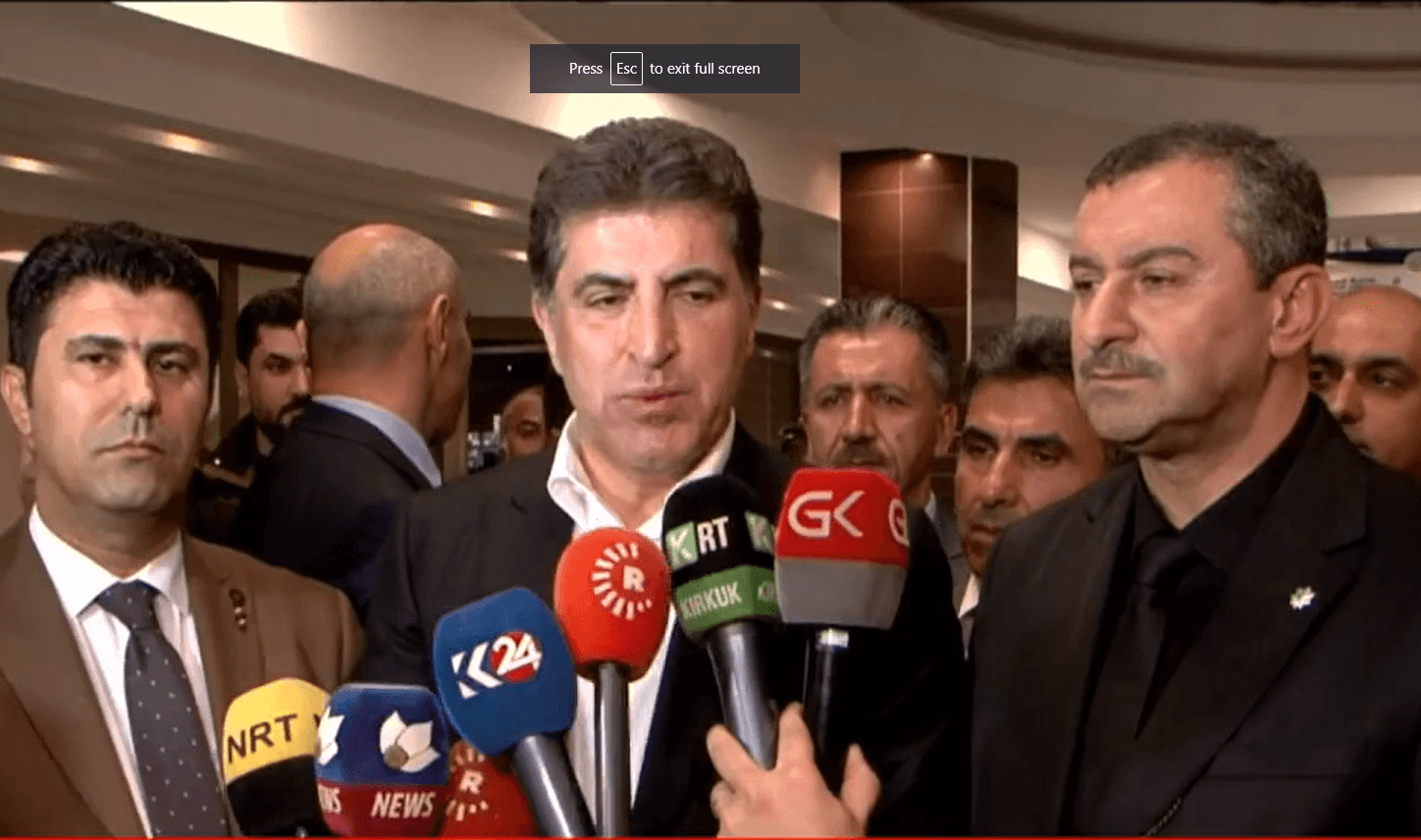 KRG president praises Sulaimani authorities for their outstanding work during gas leak explosion that left 15 dead 