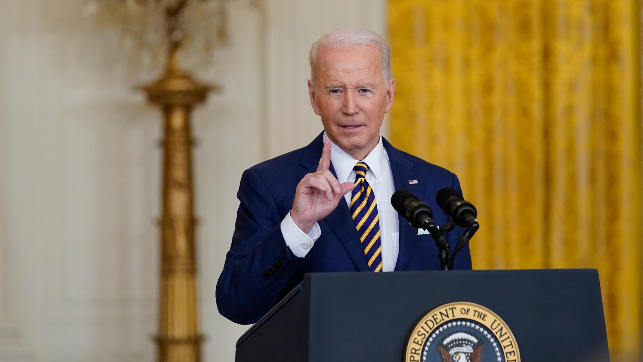 جۆو بایدن: پوتن بڕیاریداوە ھێرش بکاتە سەر ئۆکراین