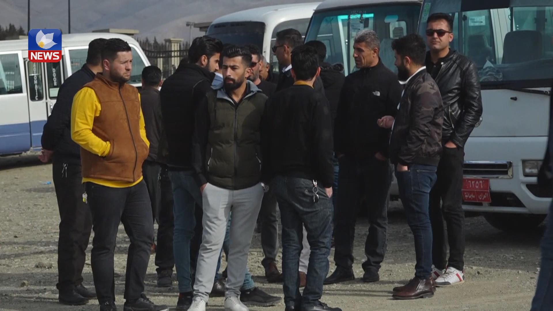 شۆفێرانی ھێڵی گواستنەوەی گشتی لە سلێمانی گردبوونەوە