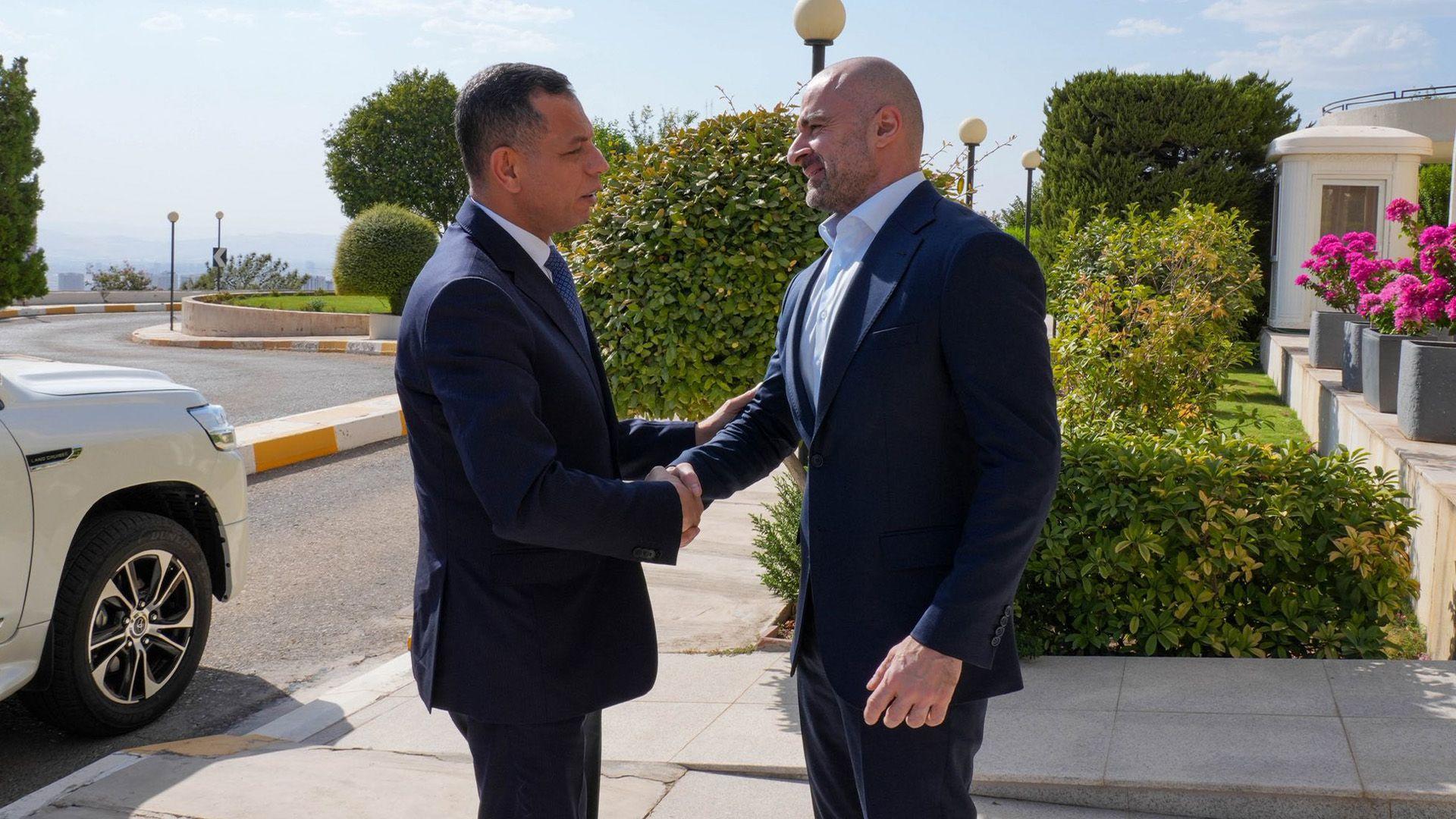 سەرۆکی یەکێتی لەگەڵ سەرۆکی دەزگای موخابەراتی عیراق کۆبووەوە