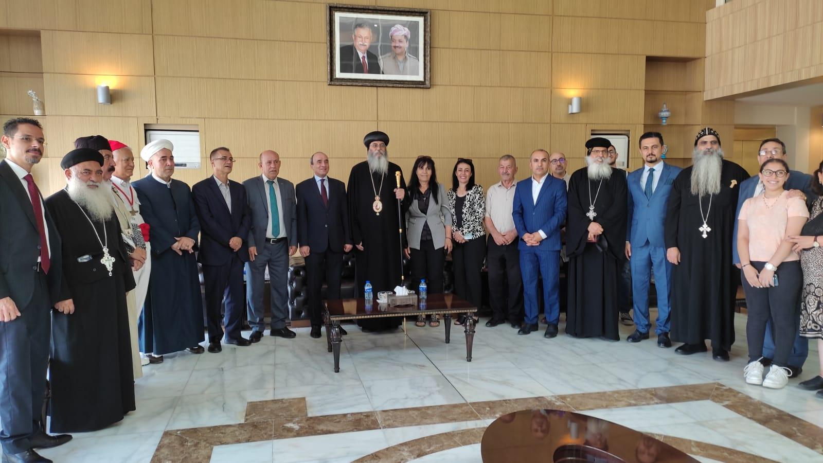 وەفدێکی مەسیحی سەردانی سلێمانی کرد