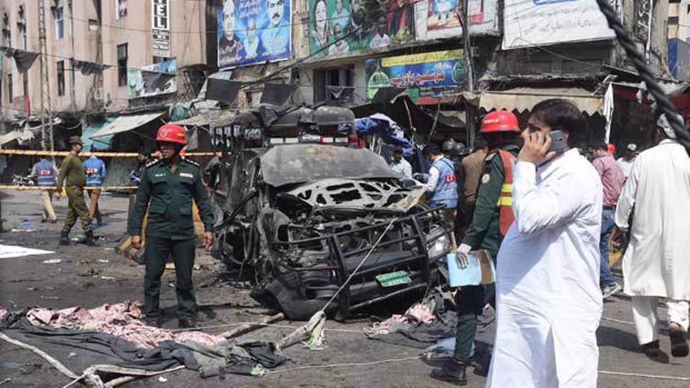 لە تەقینەوەیەکدا لە پاکستان زیاتر لە ٥٠ ماتەمگێڕی شیعە بوونە قوربانی