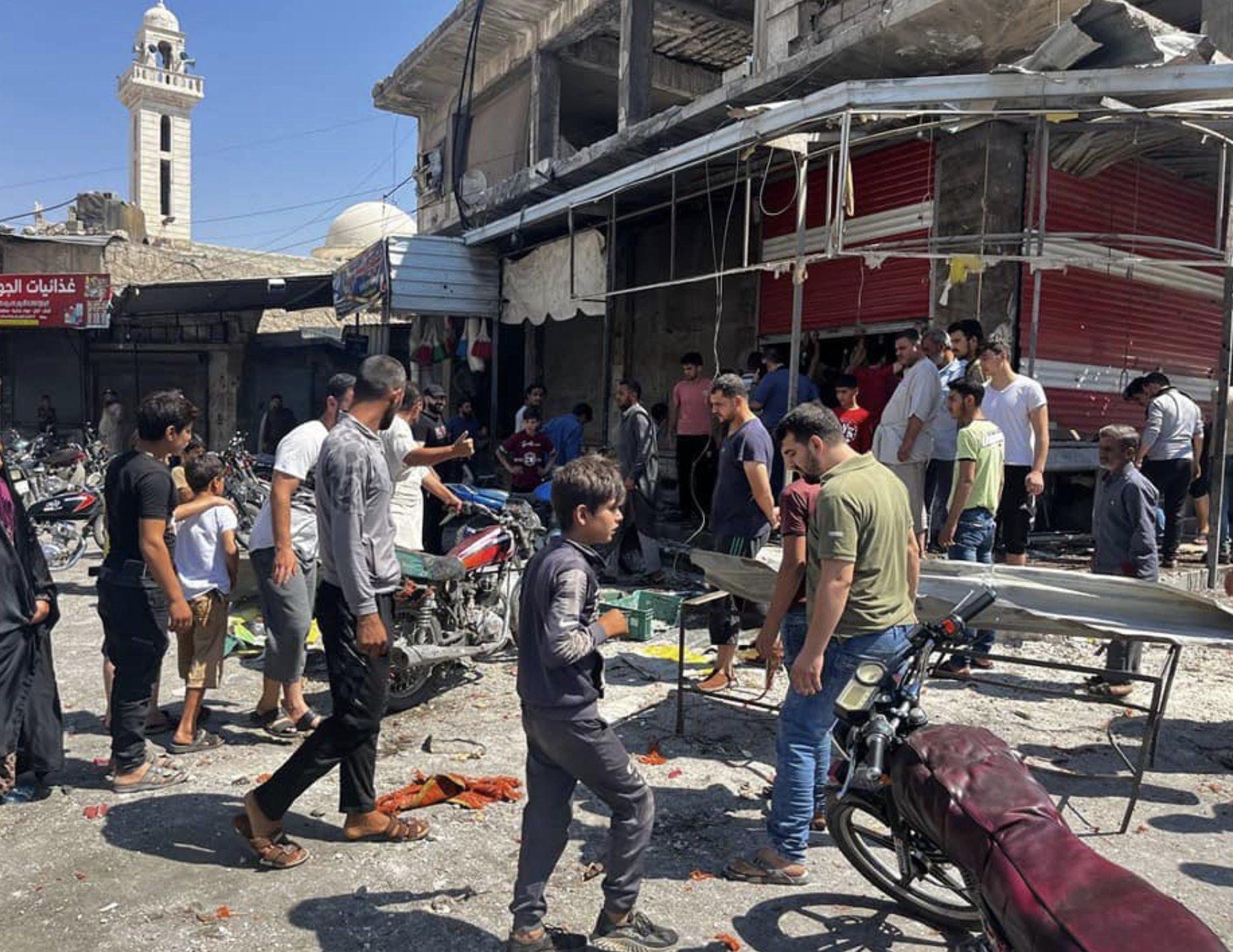 بەھۆی ھێرشی سوریا بۆ سەر شاری باب ٥٢ کەس بوونە قوربانی