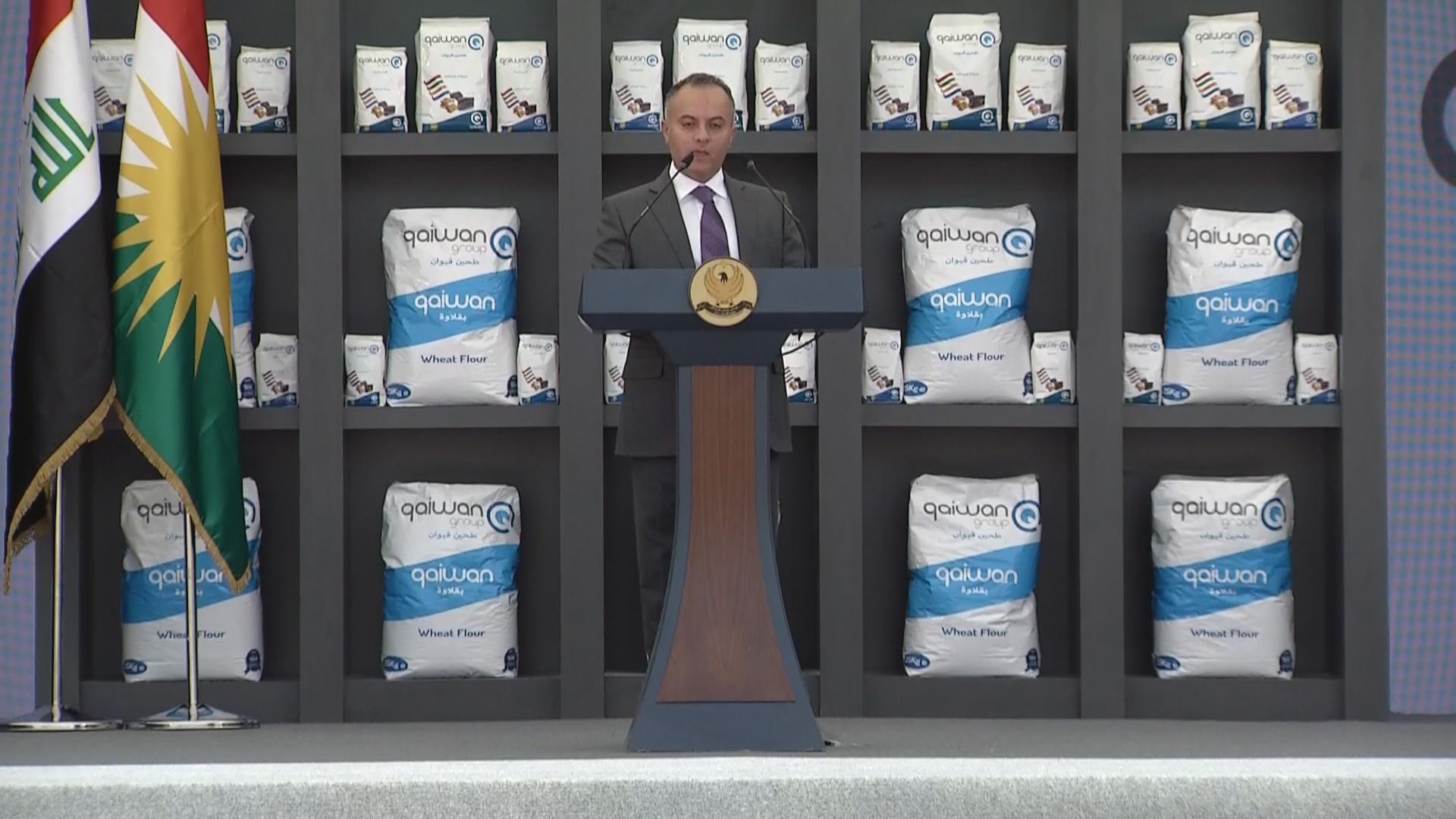 فاخر شێخ تەیب: كارگەی ئاردی سلێمانی لە ماوەی كەمتر لە 4 مانگدا دروستكراوە