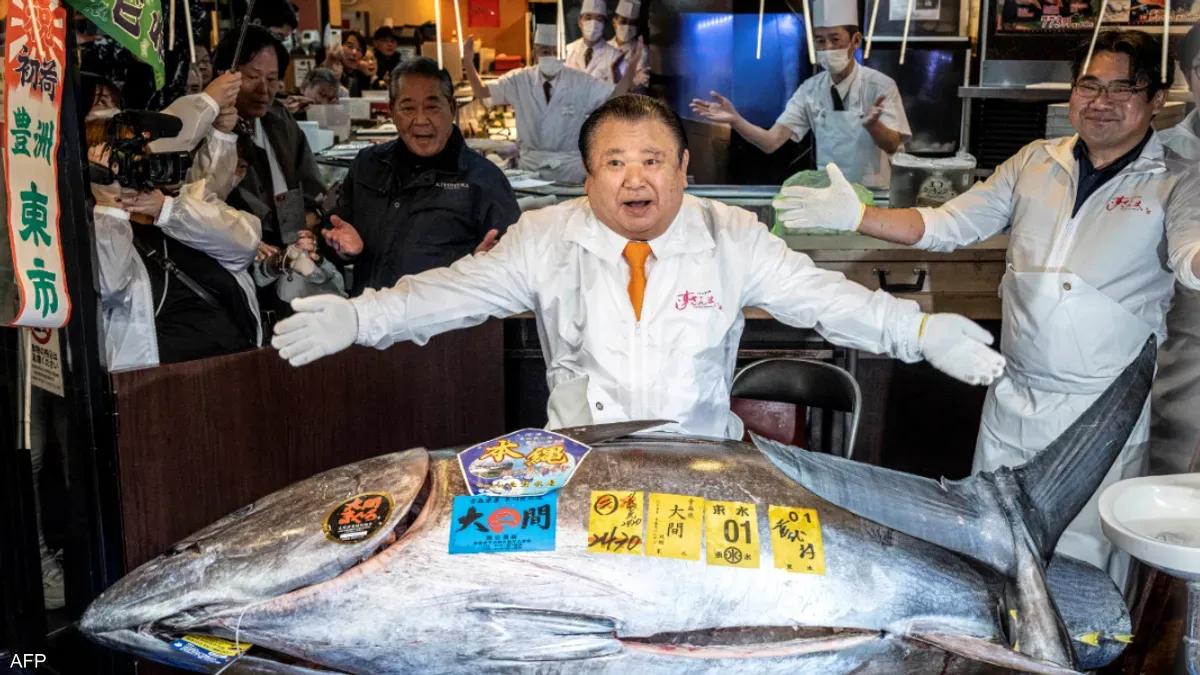 بيع سمكة تونة بـ 3.2 ملايين دولار في طوكيو