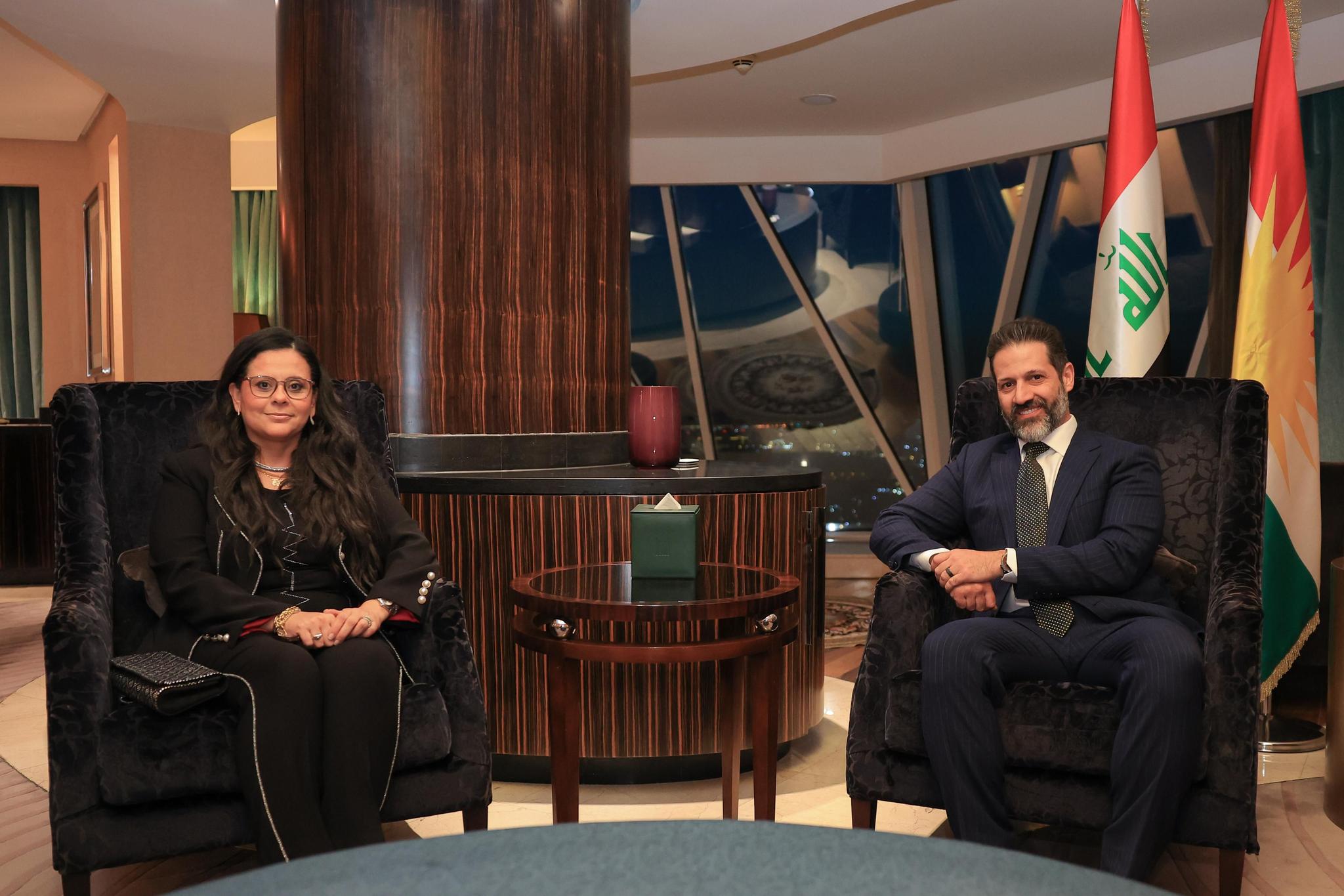 قوباد تاڵەبانی زنجیرەیەک کۆبوونەوەی ئەنجامدا