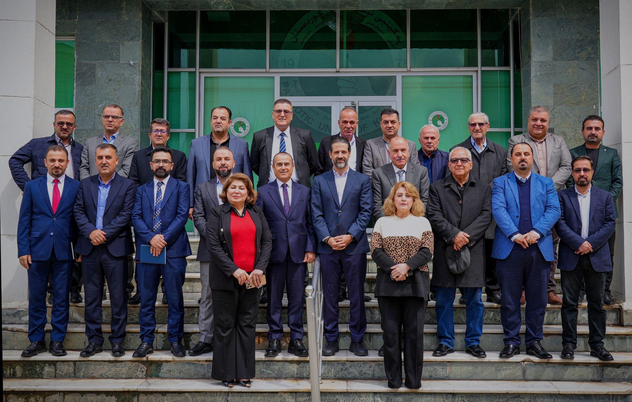 قوباد تاڵەبانی سەردانی مەکتەبی راگەیاندنی یەکێتی کرد