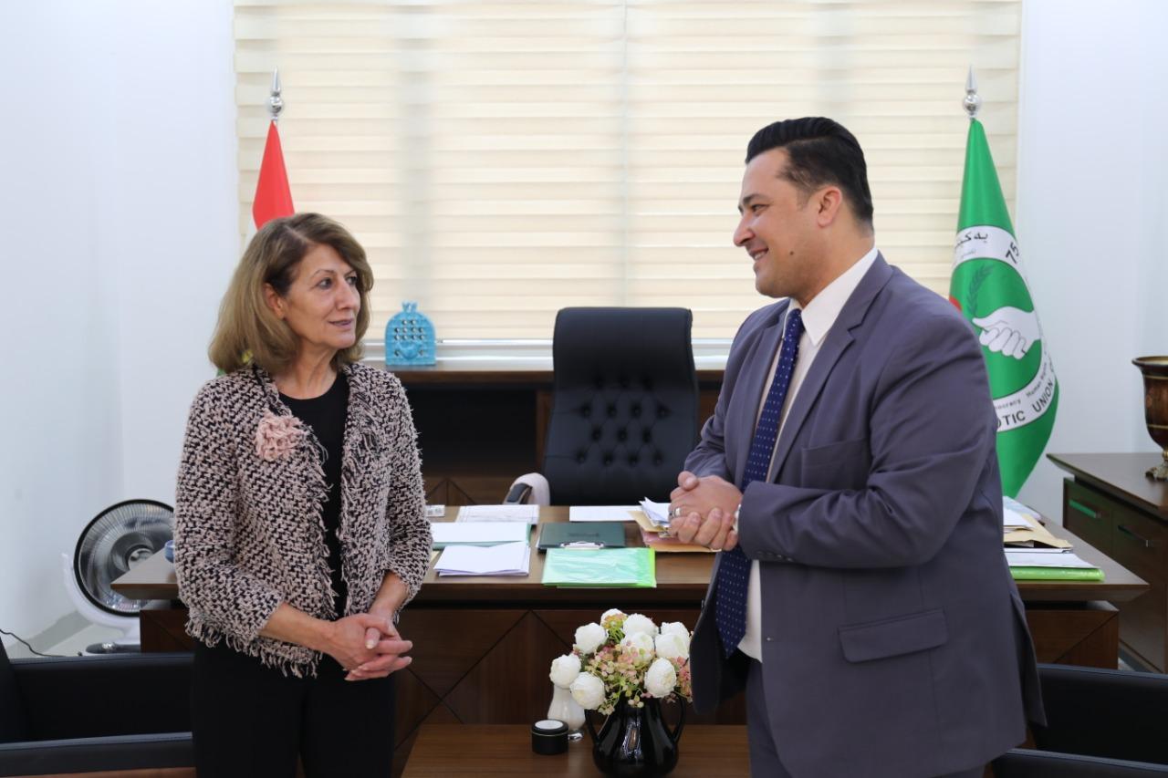 شاناز ئیبراھیم ئەحمەد پشتیوانی بۆ پەرەپێدانی تواناکانی لاوان دووپاتدەکاتەوە