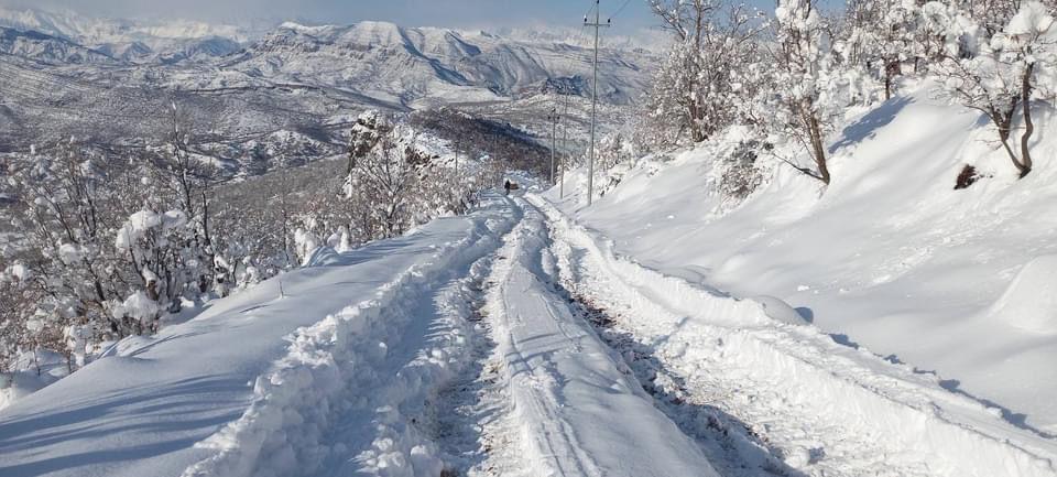 رێژەی بەفر بارین لە ناوچەکانی ھەرێمی کوردستان ئاشکرا دەکرێن 