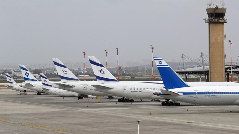 ھێڵە ئاسمانییەکان سەدان گەشتیان بۆ ئیسرائیل راگرتووە