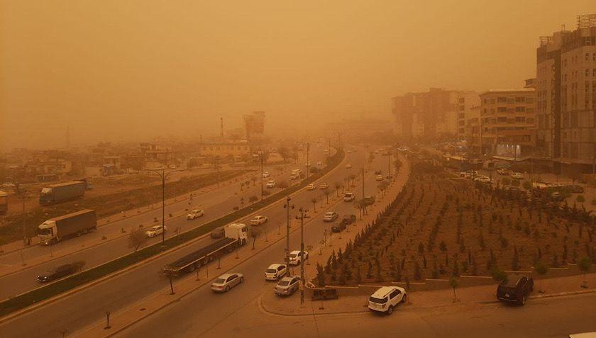 شەپۆلی خۆڵبارین عیراق و هەرێمی كوردستانی گرتووەتەوە