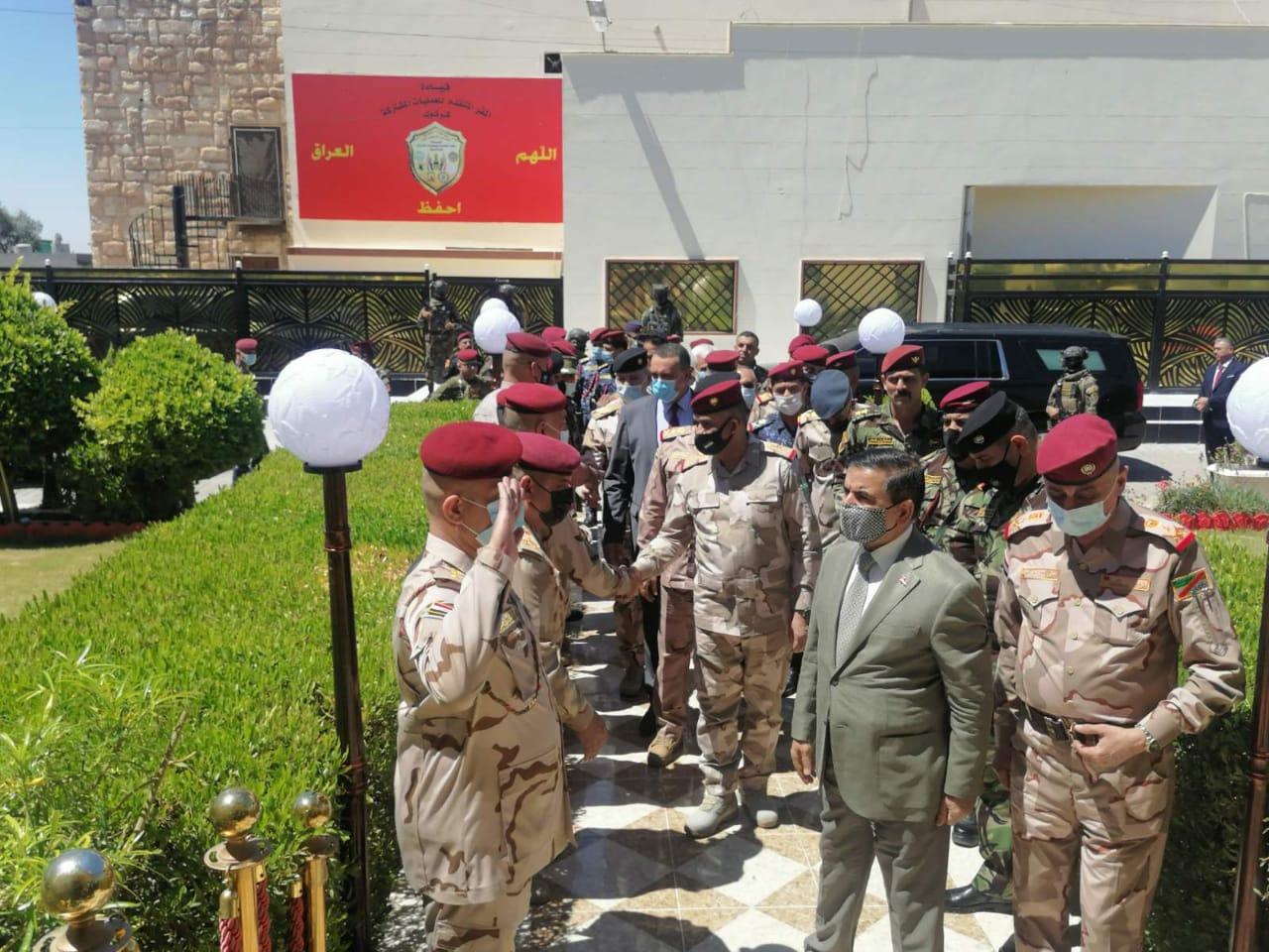 وەفدێکی وەزارەتی بەرگری عێراق سەردانی کەرکوک دەکات