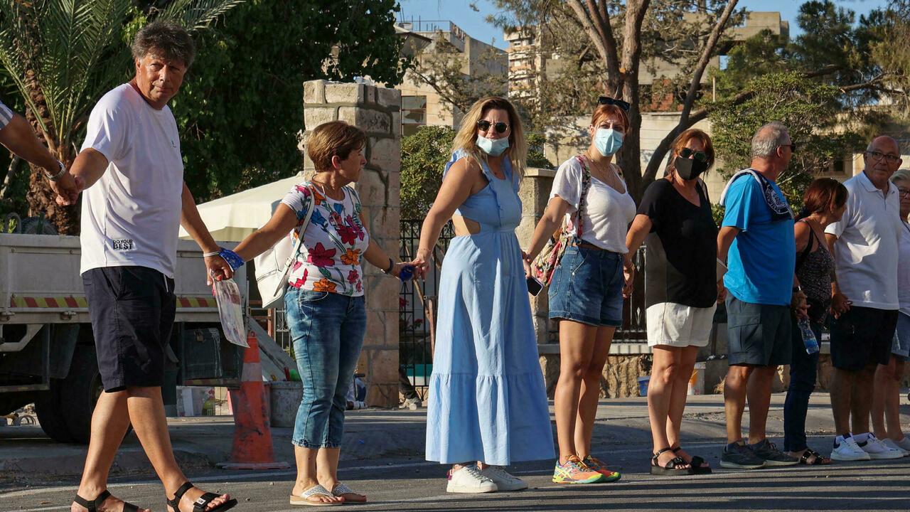 لە دژی سەردانەکەی ئەردۆغان بۆ قوبرس خۆپیشاندان ڕێکخرا