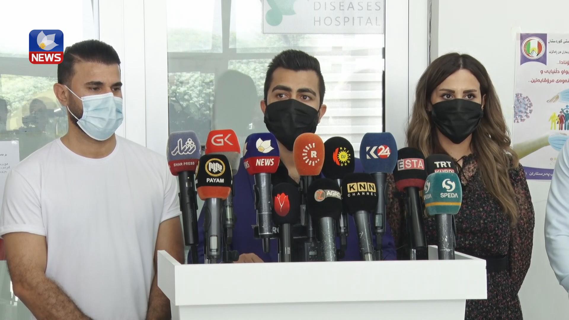 بەڕێوبەری نەخۆشخانەی وەفا: باری تەندروستی ٢٠ تووشبووی کۆرۆنا ناجێگیرە