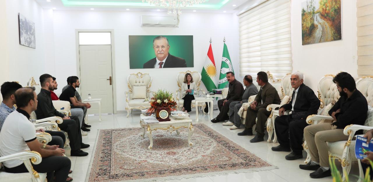 شاناز ئیبراھیم ئەحمەد: کادران و تێکۆشەران و کەسوکاری سەربەرزی شەھیدان، کۆڵەکەی بەھێزی ئەم حزبەن