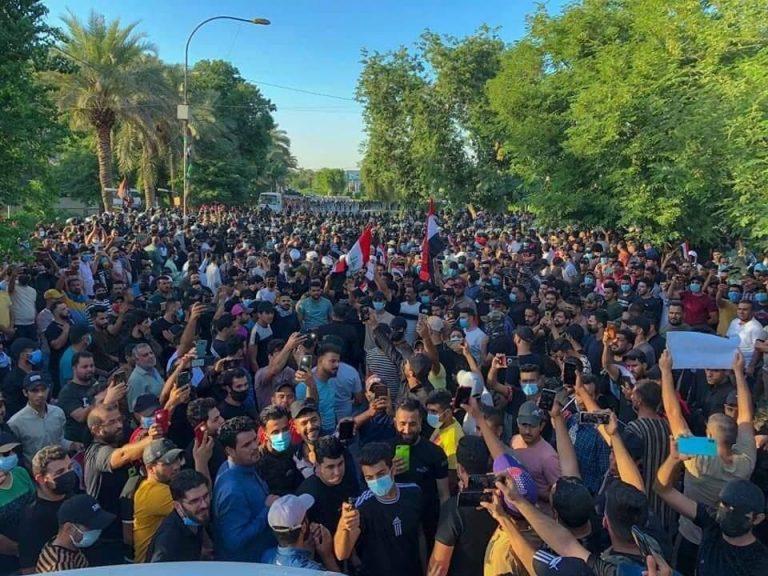 لە عێراق خۆپیشاندانەکان دژی ئەنجامی ھەڵبژاردن بەردەوامە