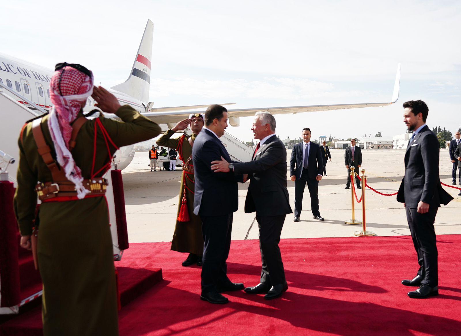 سەرۆک وەزیرانی عێراق و پادشای ئوردن لە عەمان کۆبوونەوە