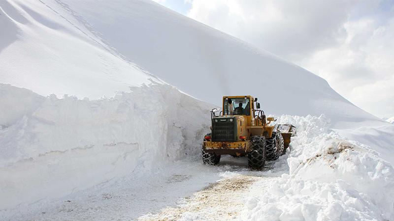 لە باکوری کوردستان بەفر رێگای زیاتر لە ٤٦٠ گوندی داخست